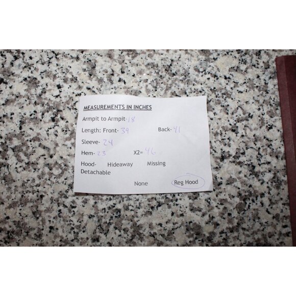 LL Bean Ultralight 850 Down Coat Long Dark Plum Size XS - Picture 12 of 12